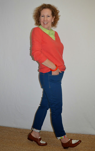 Ginger Skinny Jeans, A Colourful Canvas