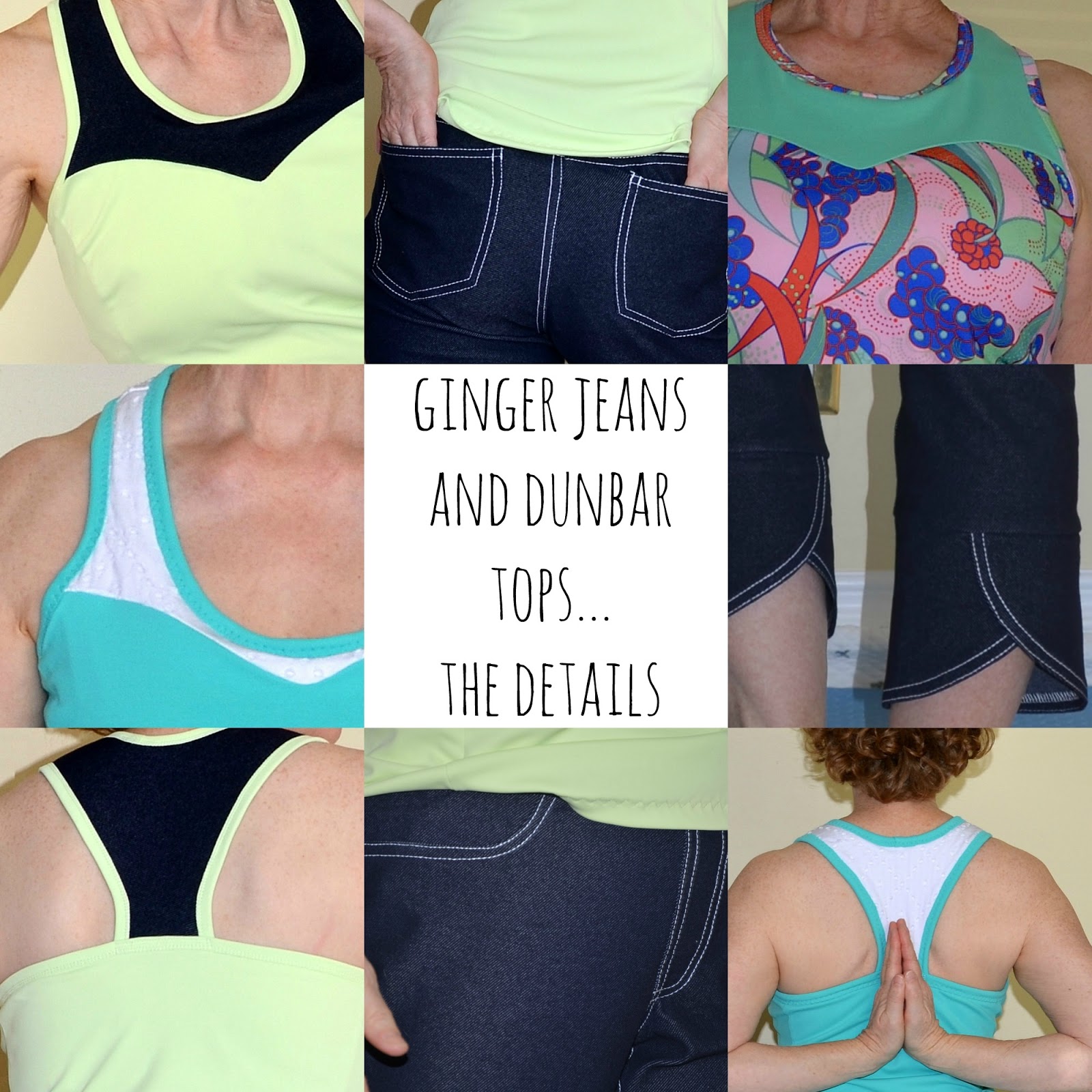 Ginger Jeans Yoga Pants, Sewaholic Dunbar Top, A Colourful Canvas