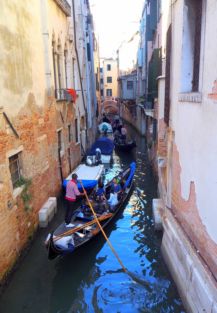 Gondola Crush, Venice, Italy