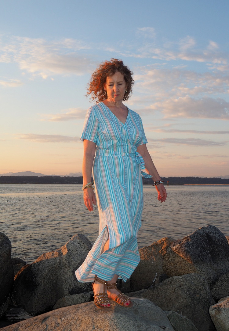 Highlands Wrap Dress, Indiesew, A Colourful Canvas, Vancouver Blogger, Vancouver Sewing Blog