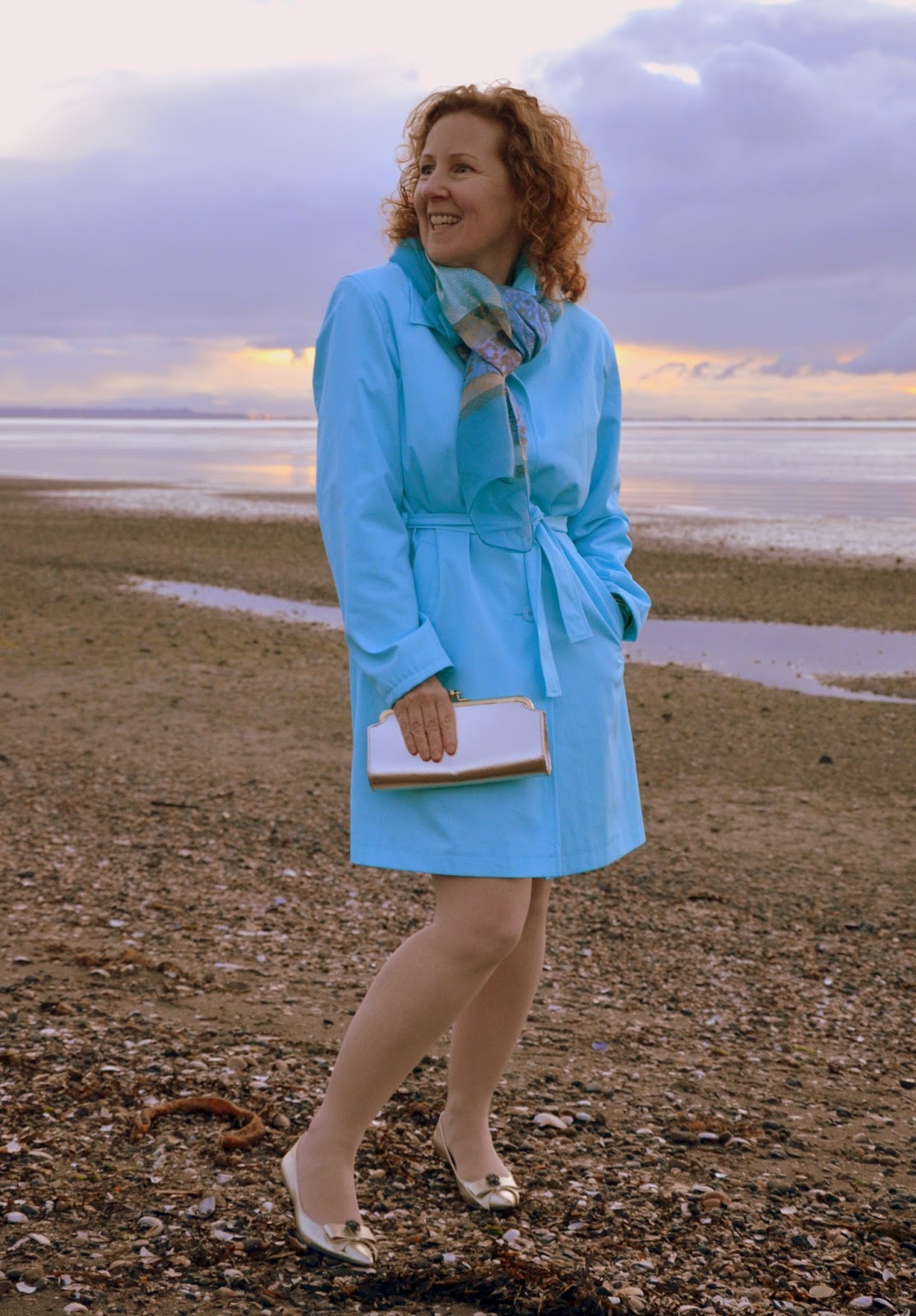 Dressing Your Truth, DYT Type One, DYT Type 1, Turquoise Raincoat