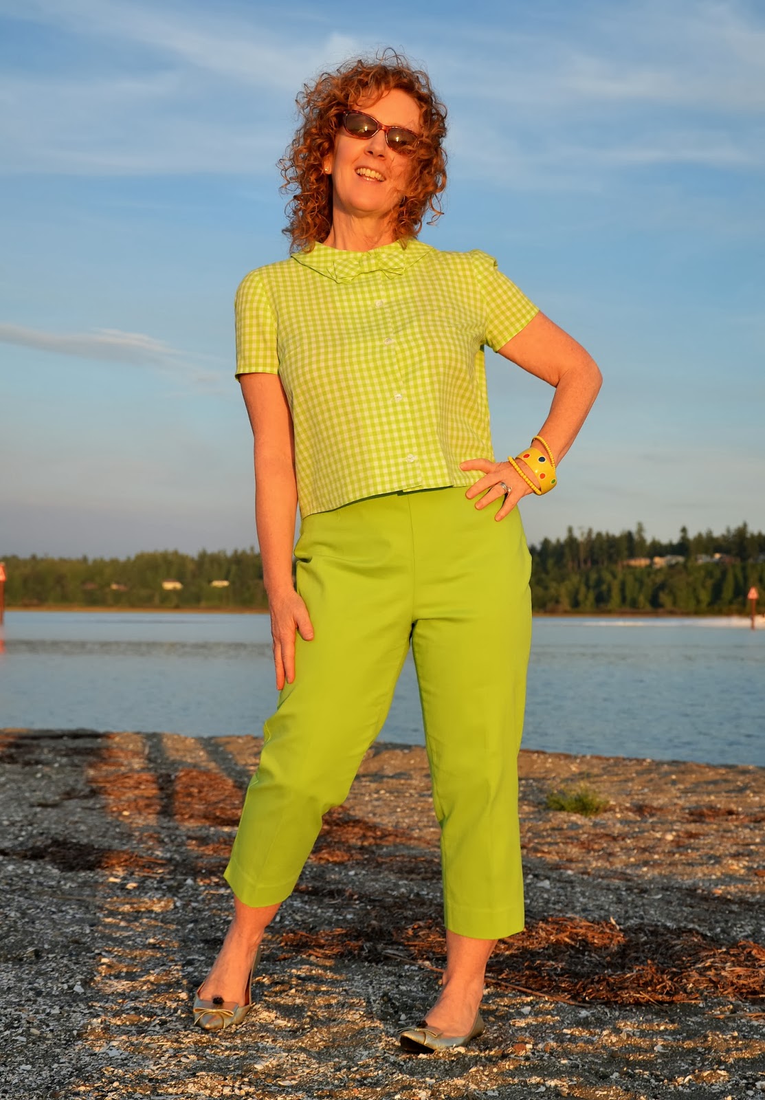 Burda Pattern 7255, Dressing Your Truth, Type One Burda Pattern 7255, Dressing Your Truth, Type One, DYT Type 1, Gingham Blouse