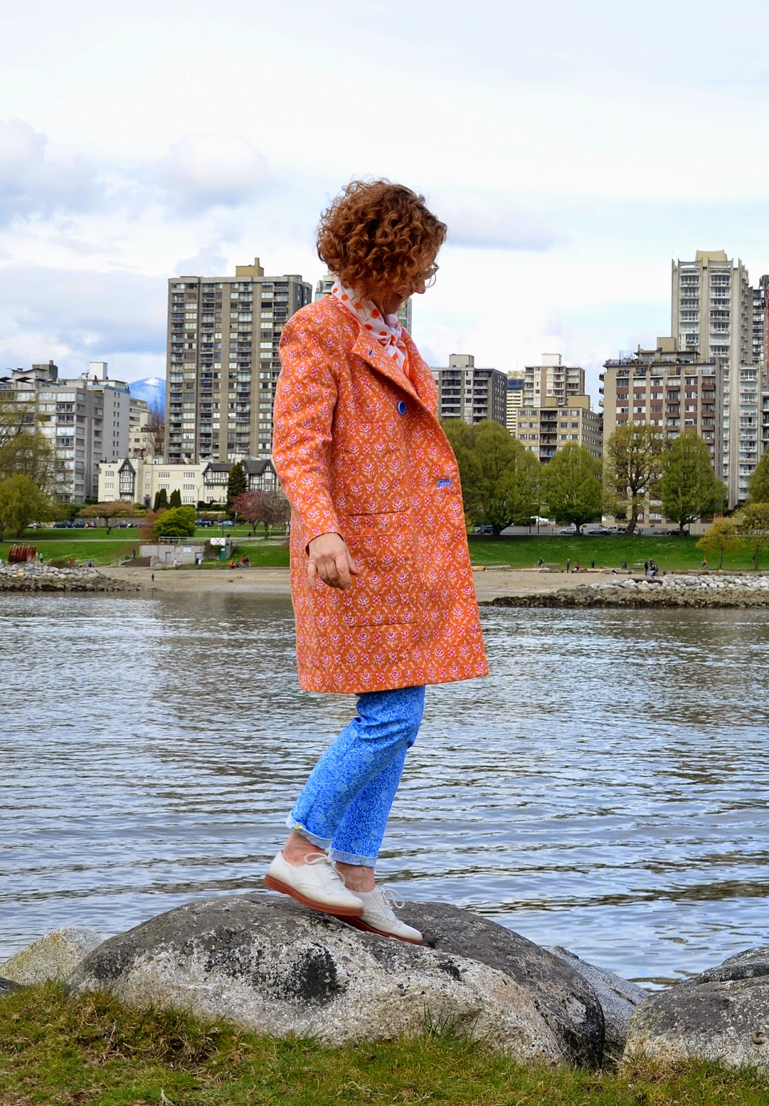 Ginger Jeans, Burda Double Breasted Coat 02/2015 Ginger Jeans, Burda Double Breasted Coat 02/2015