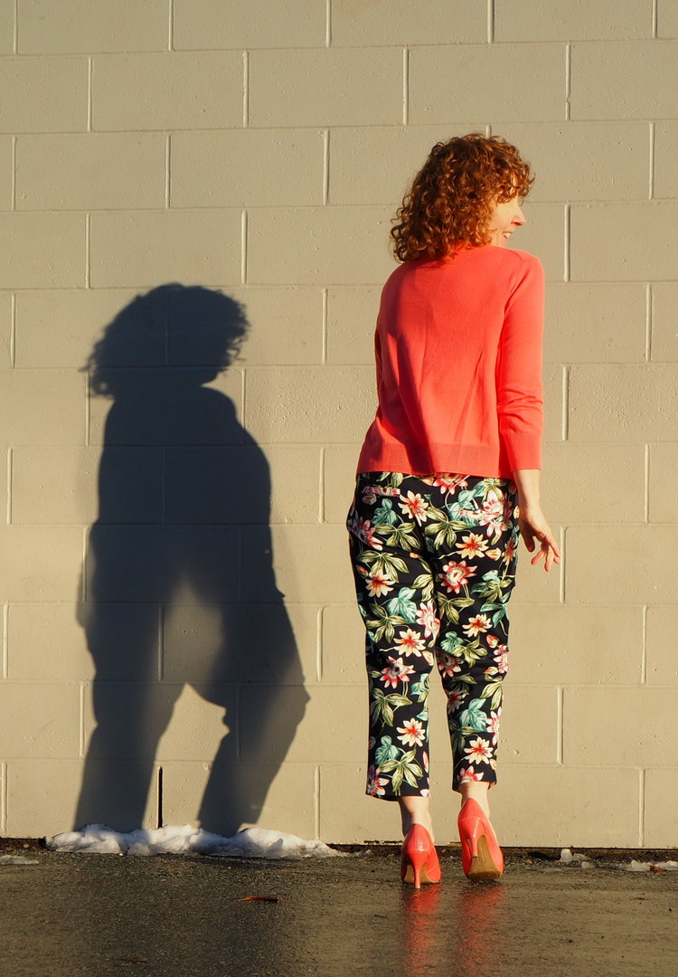 Sasha Trousers, Closet Case Patterns, A Colourful Canvas, Nettie Bodysuit